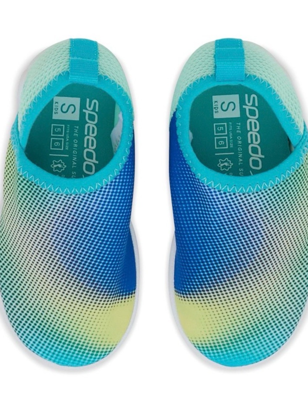 NWT! Speedo Kids Boys Bootie Abstract Printed Water Shoe Small 5/6
